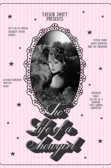 Poster to the movie "Taylor Swift | The Official Release Party of a Showgirl" #1209315